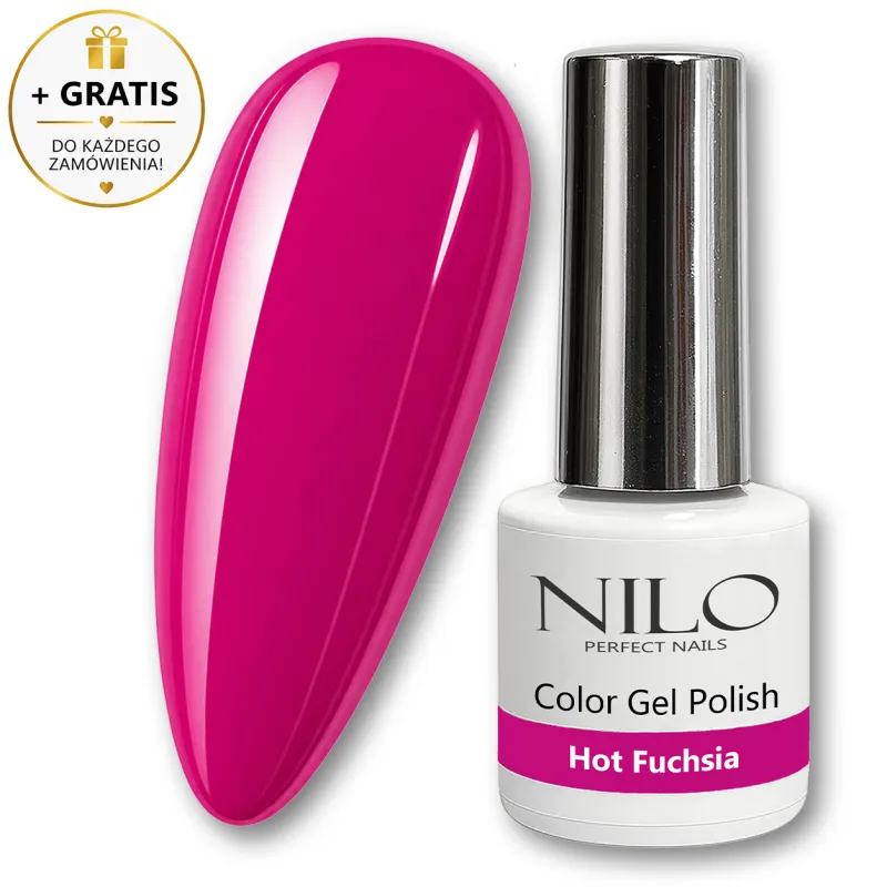 Lakier Hybrydowy 10ml Hot Fuchsia NILO Perrfect Nails